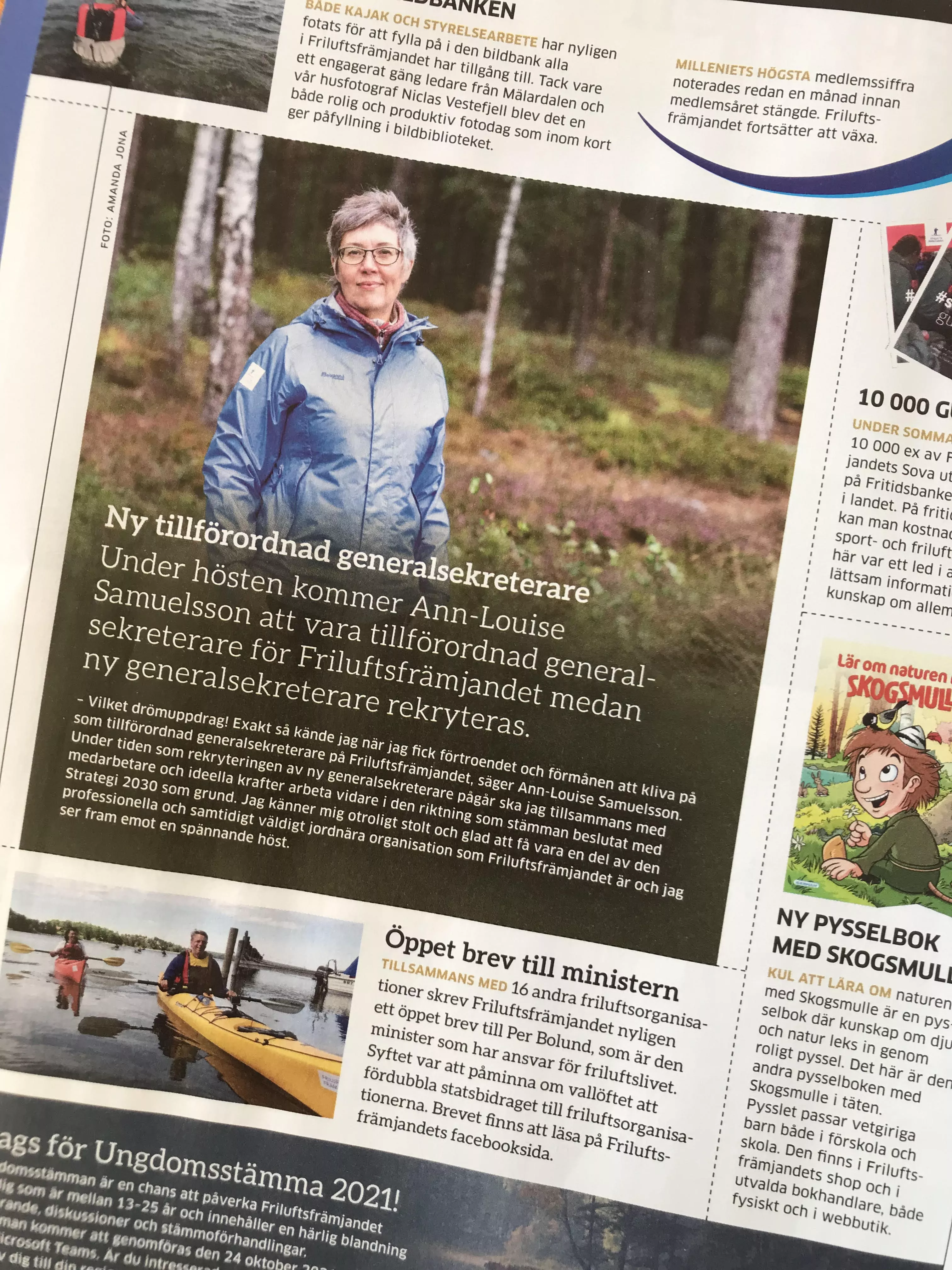 Ett fota av en tidningsartikel